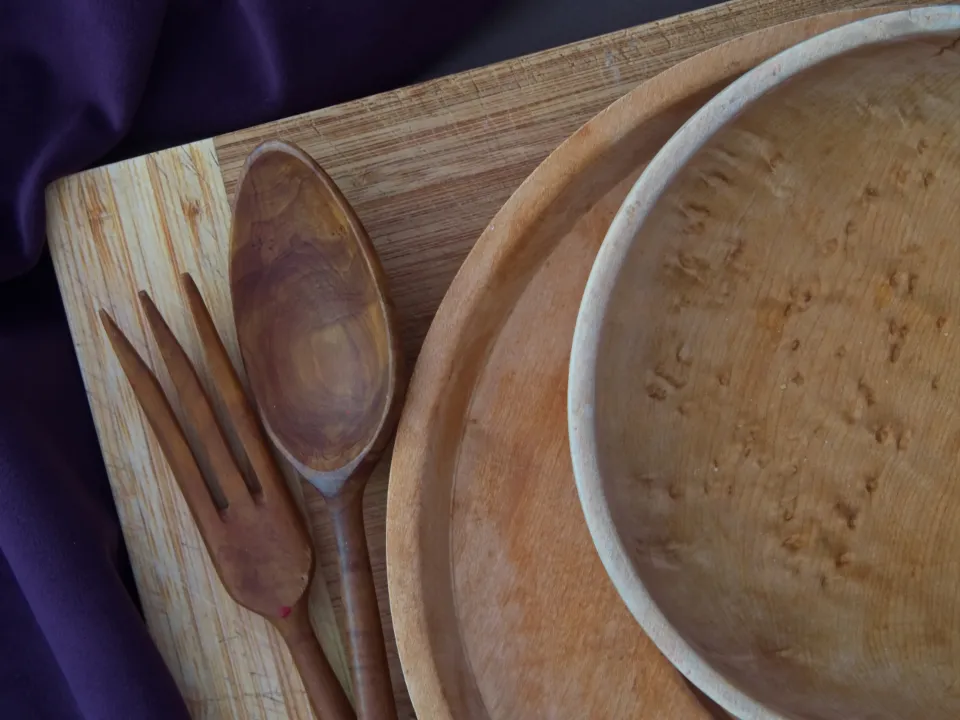 Stainless + Acacia Utensil Kit